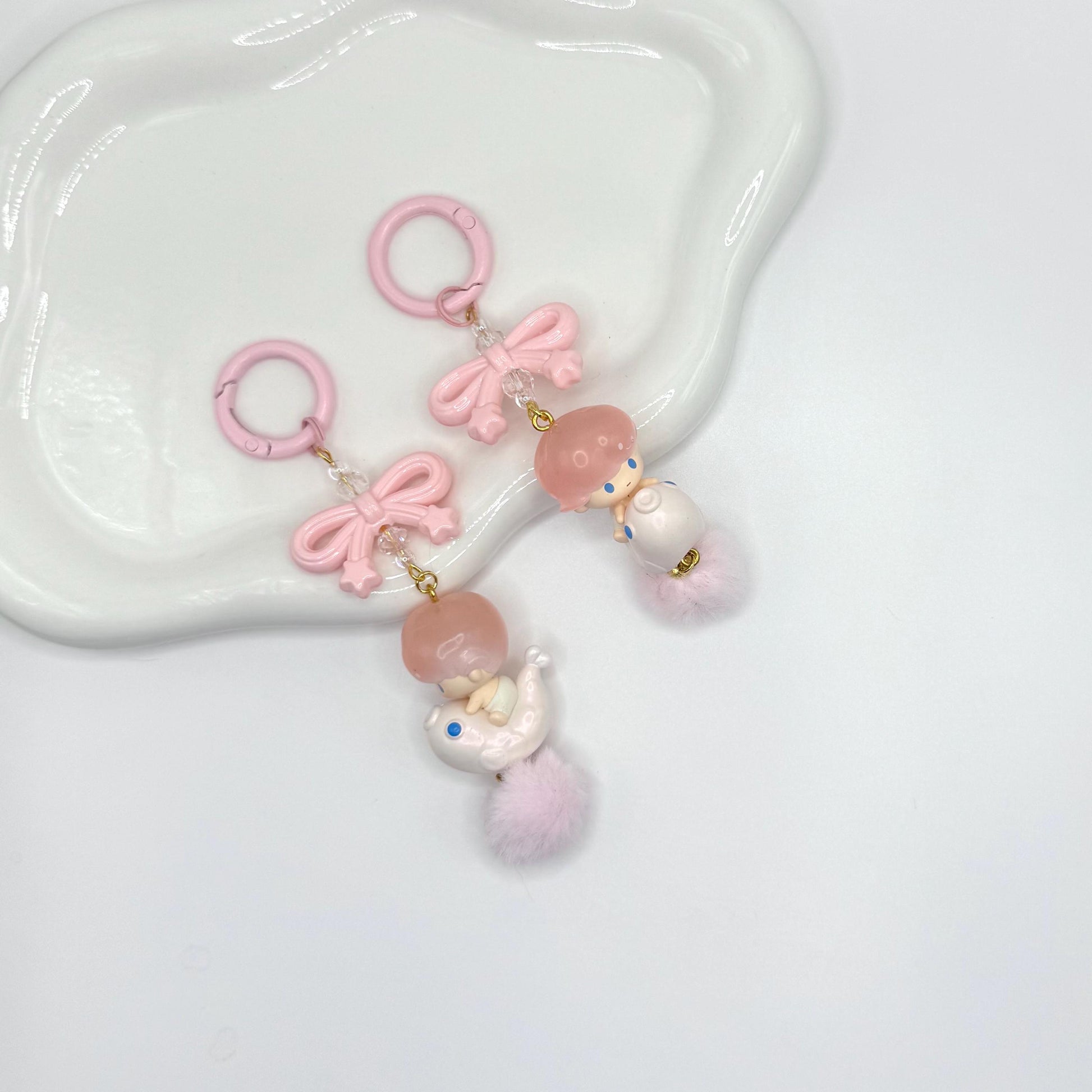Lucky Charm Series Authentic Pop Bean Hand Painted Bead Keychain | Bag charm | Phone charm | Handmade Beads | Popmart Bead