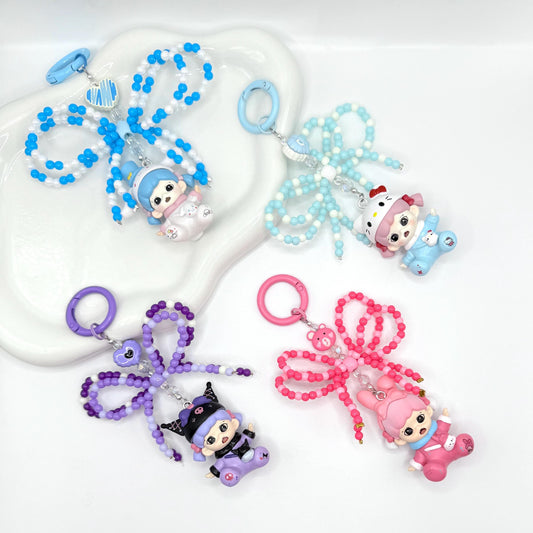 Zora x Sanrio inspired Mini Figures Keychain | Bag Charm