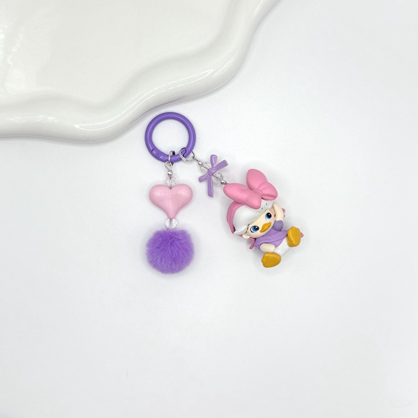 Dimoo x Disney Mini Figure Double Strands Keychain | Bag Charm
