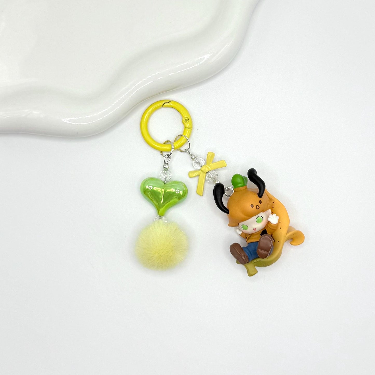 Dimoo x Disney Mini Figure Double Strands Keychain | Bag Charm