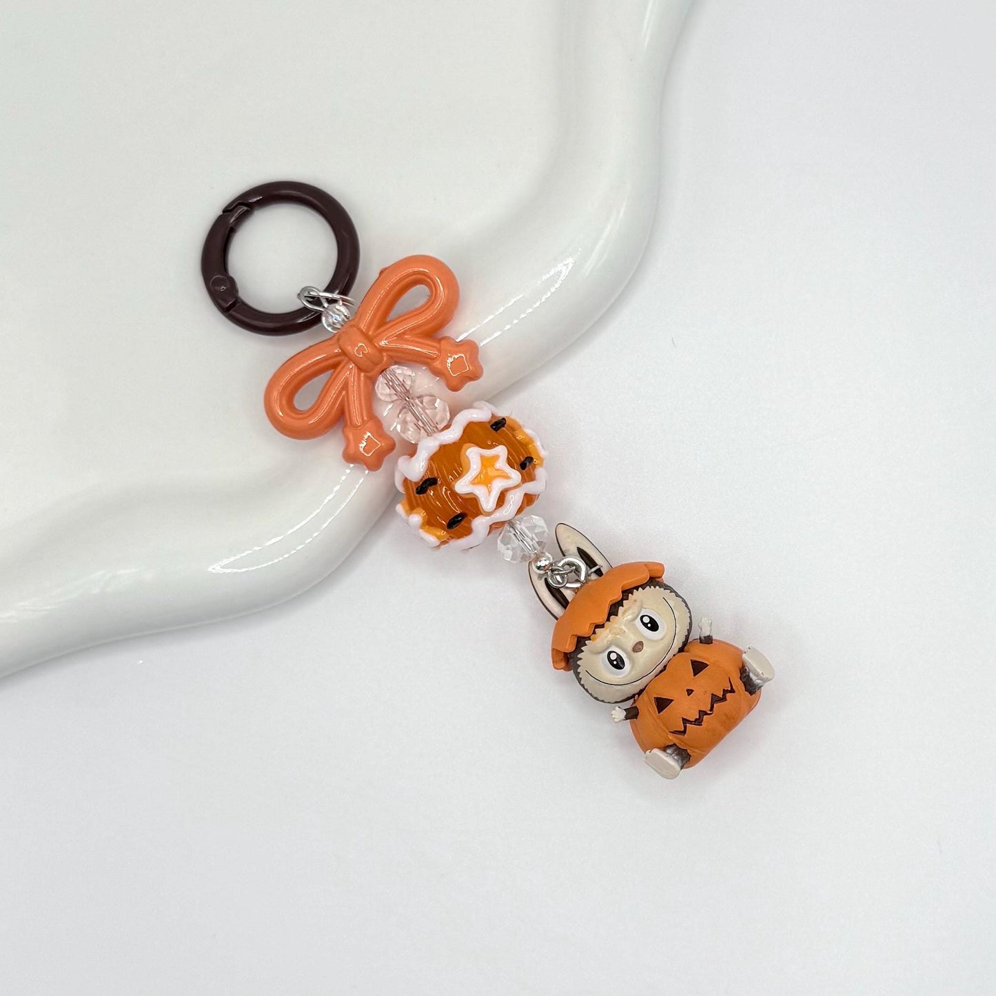 Halloween Labubu and Hacipupu Mini Figure Keychain | Bag Charm