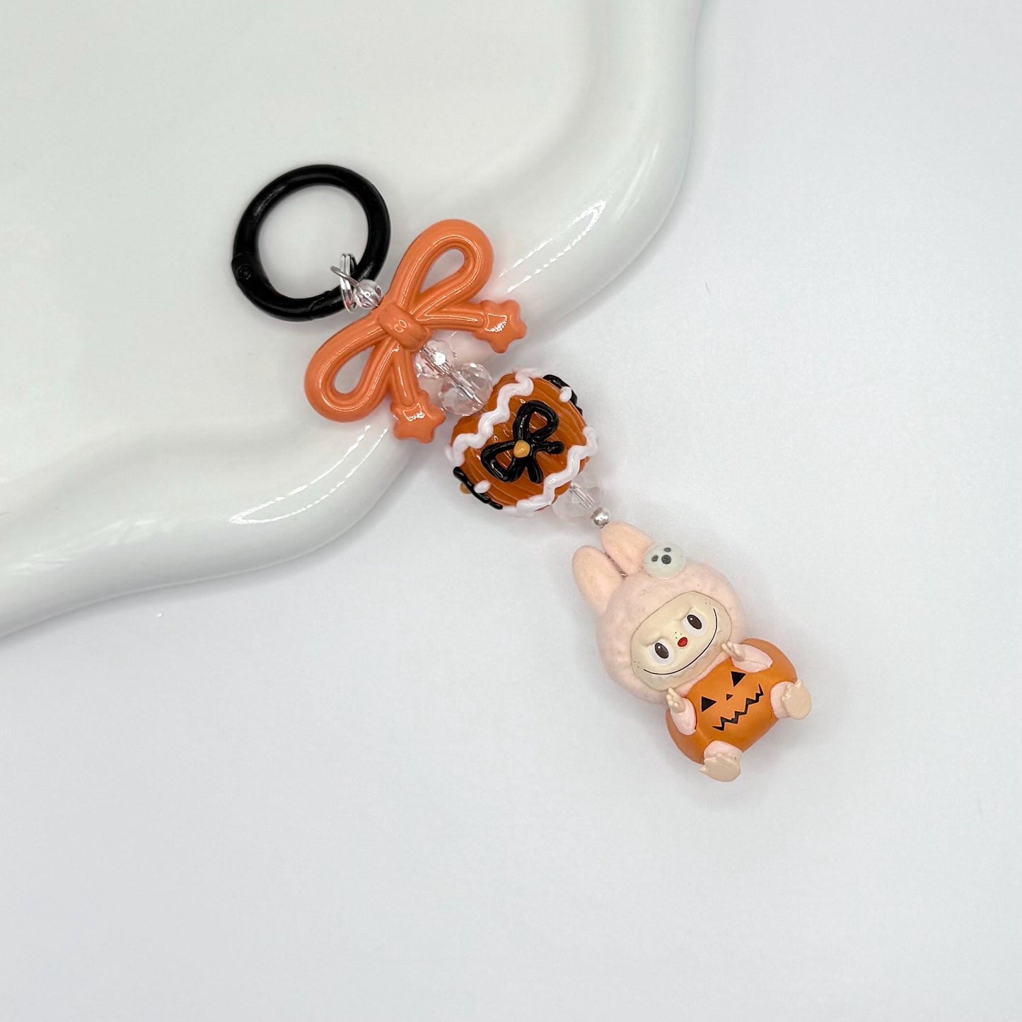 Halloween Labubu and Hacipupu Mini Figure Keychain | Bag Charm