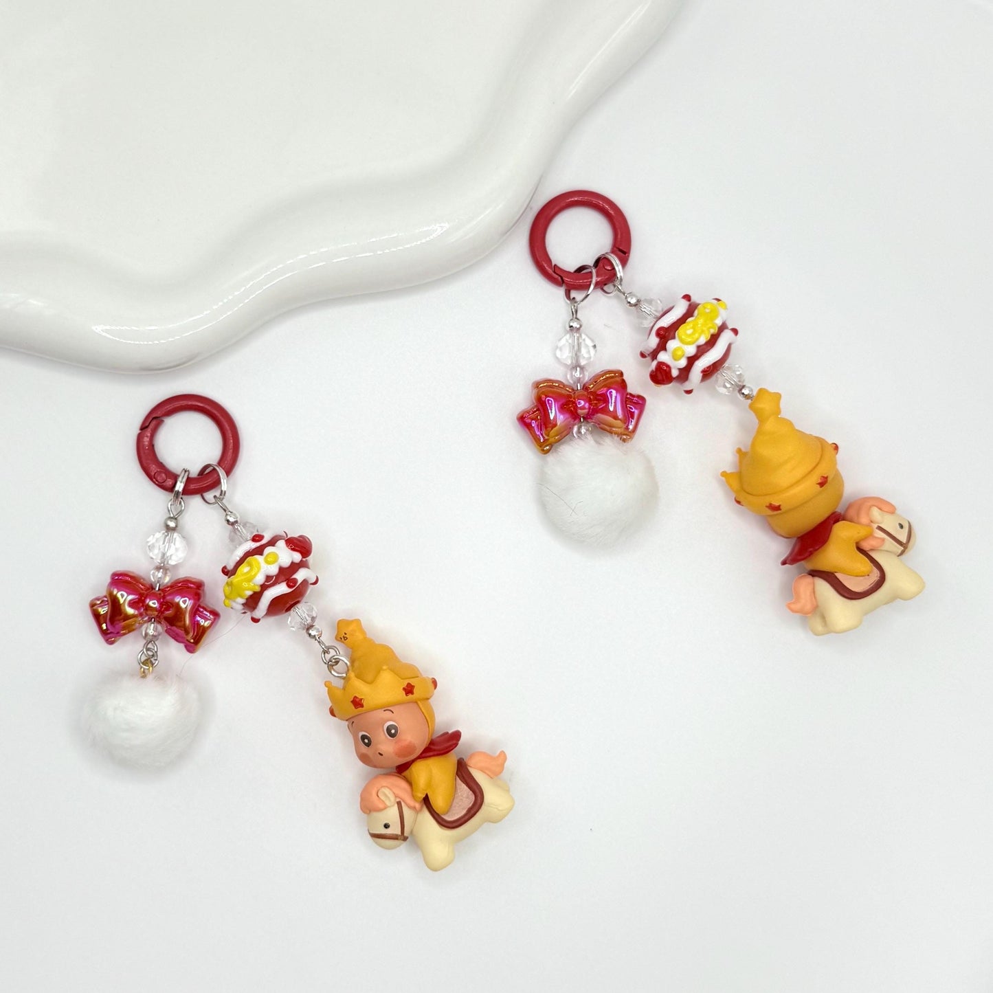 Twinkle Twinkle Mini Figures Double Strands Keychain | Bag Charm
