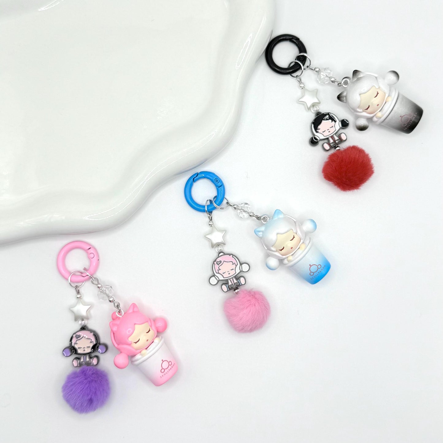Skullpanda Mini Figure Keychain | Bag Charm