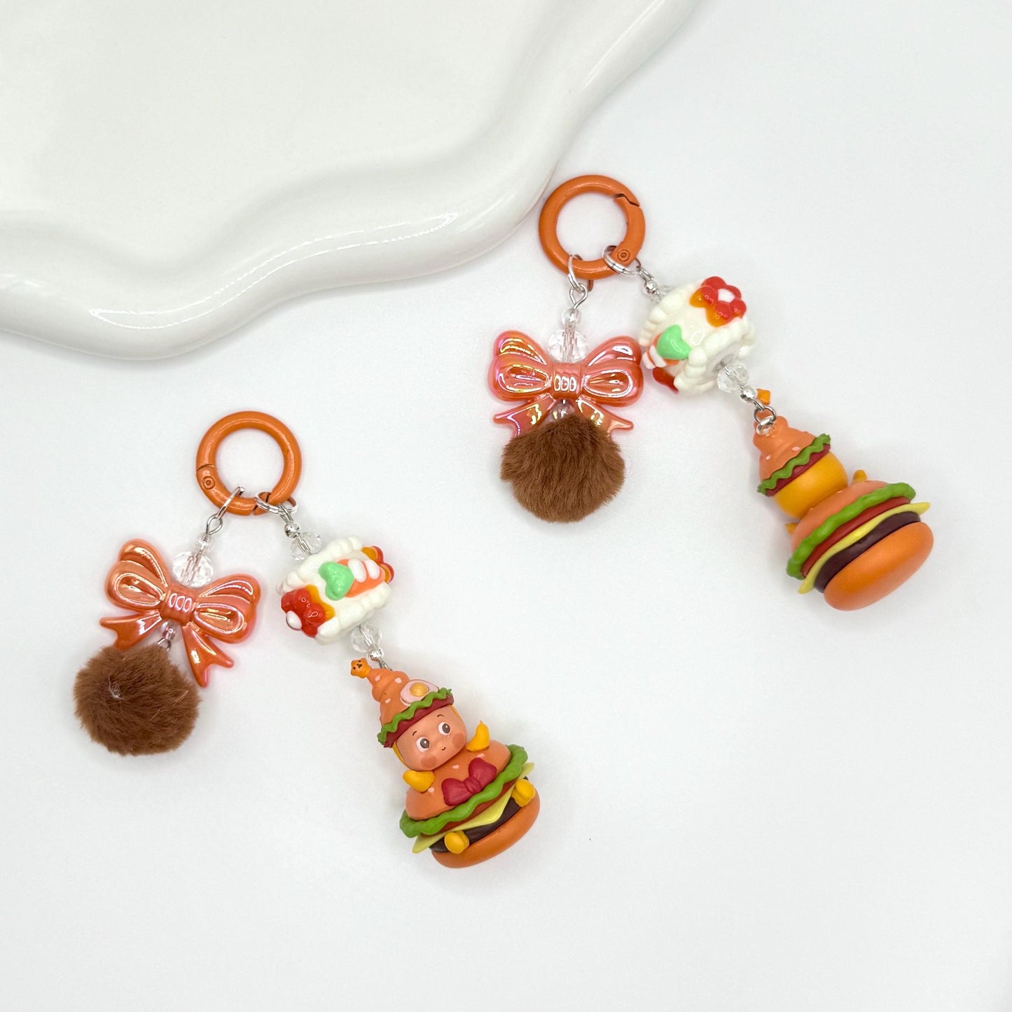 Twinkle Twinkle Mini Figures Double Strands Keychain | Bag Charm