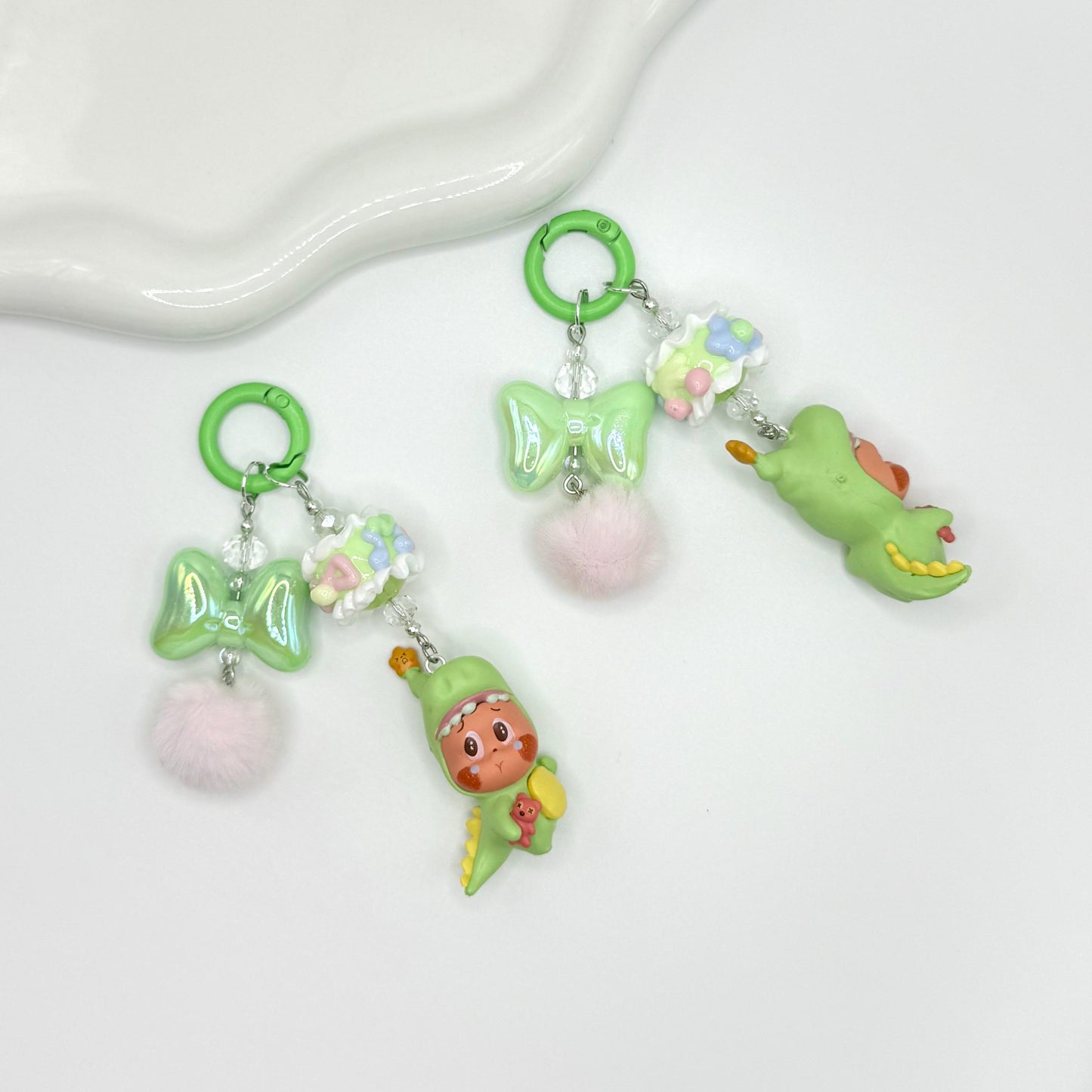 Twinkle Twinkle Mini Figures Double Strands Keychain | Bag Charm