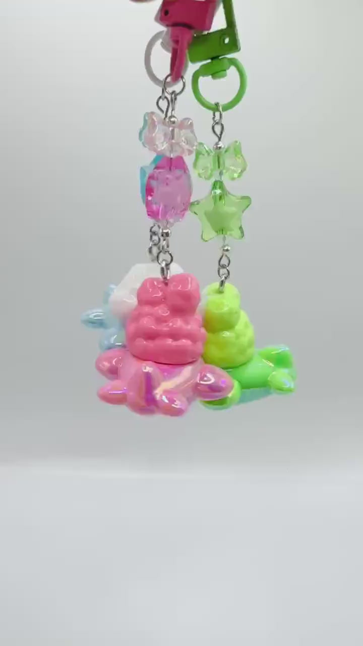 Sanrio inspired airplane Mini Figure Keychain | Bag Charm