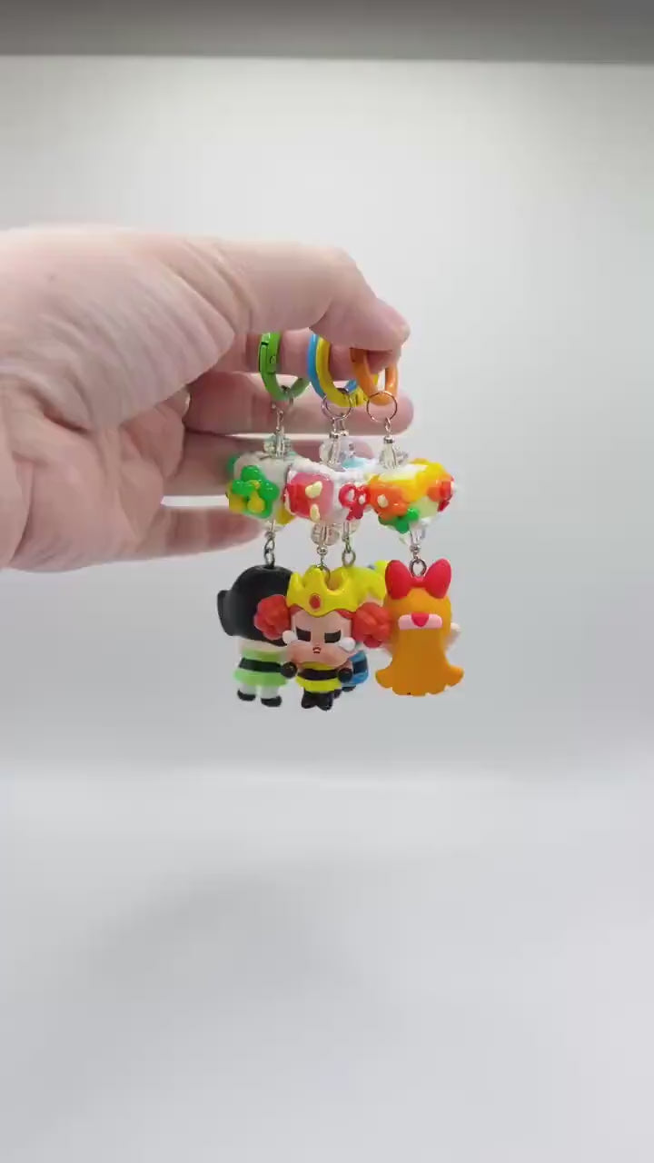 Powerpuff Girls CryBaby Mini Figure Keychain | Bag Charm