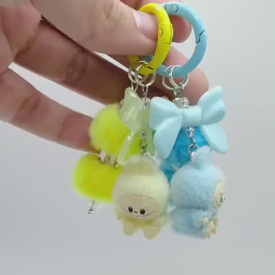 Labubu Sitting Mini figure Keychain | Bag Charm