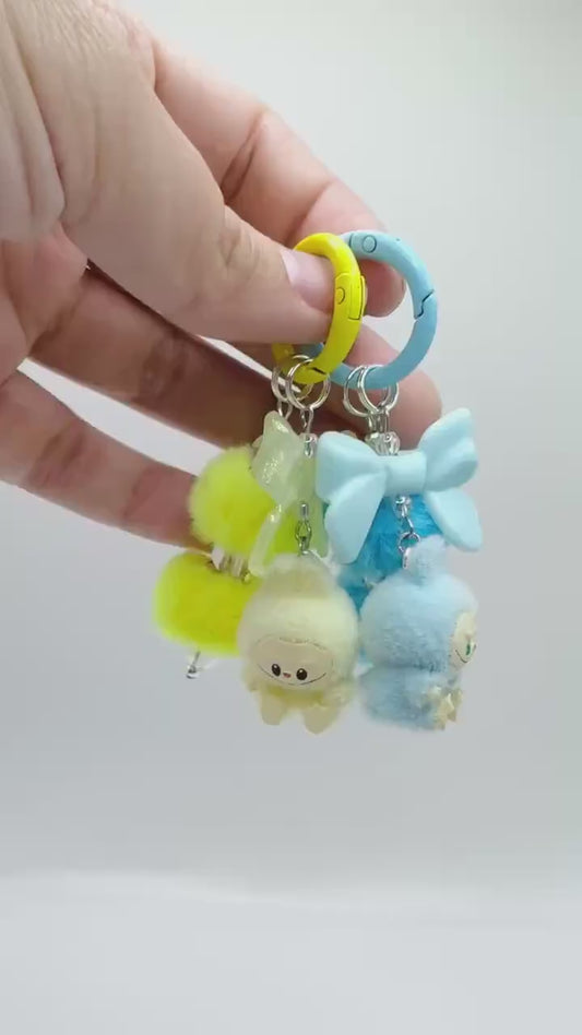Labubu Sitting Mini figure Keychain | Bag Charm